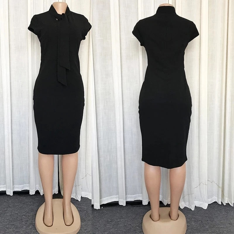 Boss-Lady Dress Stylish Solid Professional or Casual for Dress for Networking