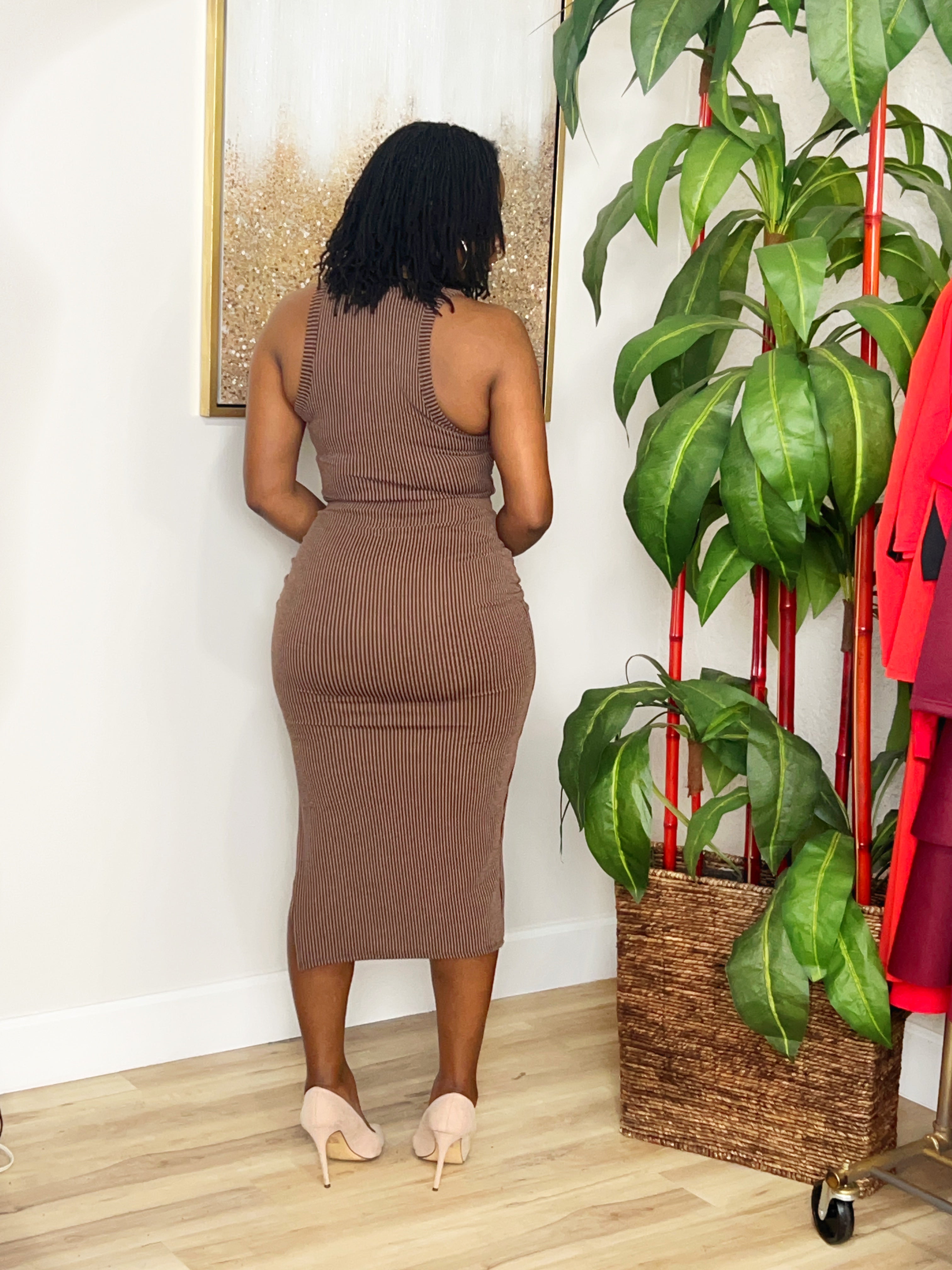 MizNaturalist Chic Layered Tank & Midi Skirt Set – Modest & Feminine Fit