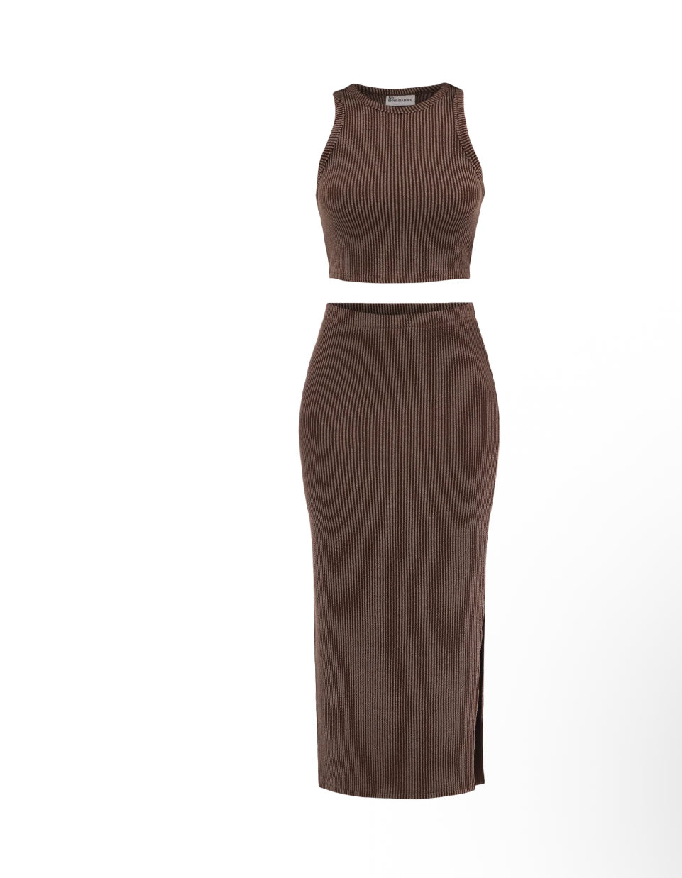 MizNaturalist Chic Layered Tank & Midi Skirt Set – Modest & Feminine Fit