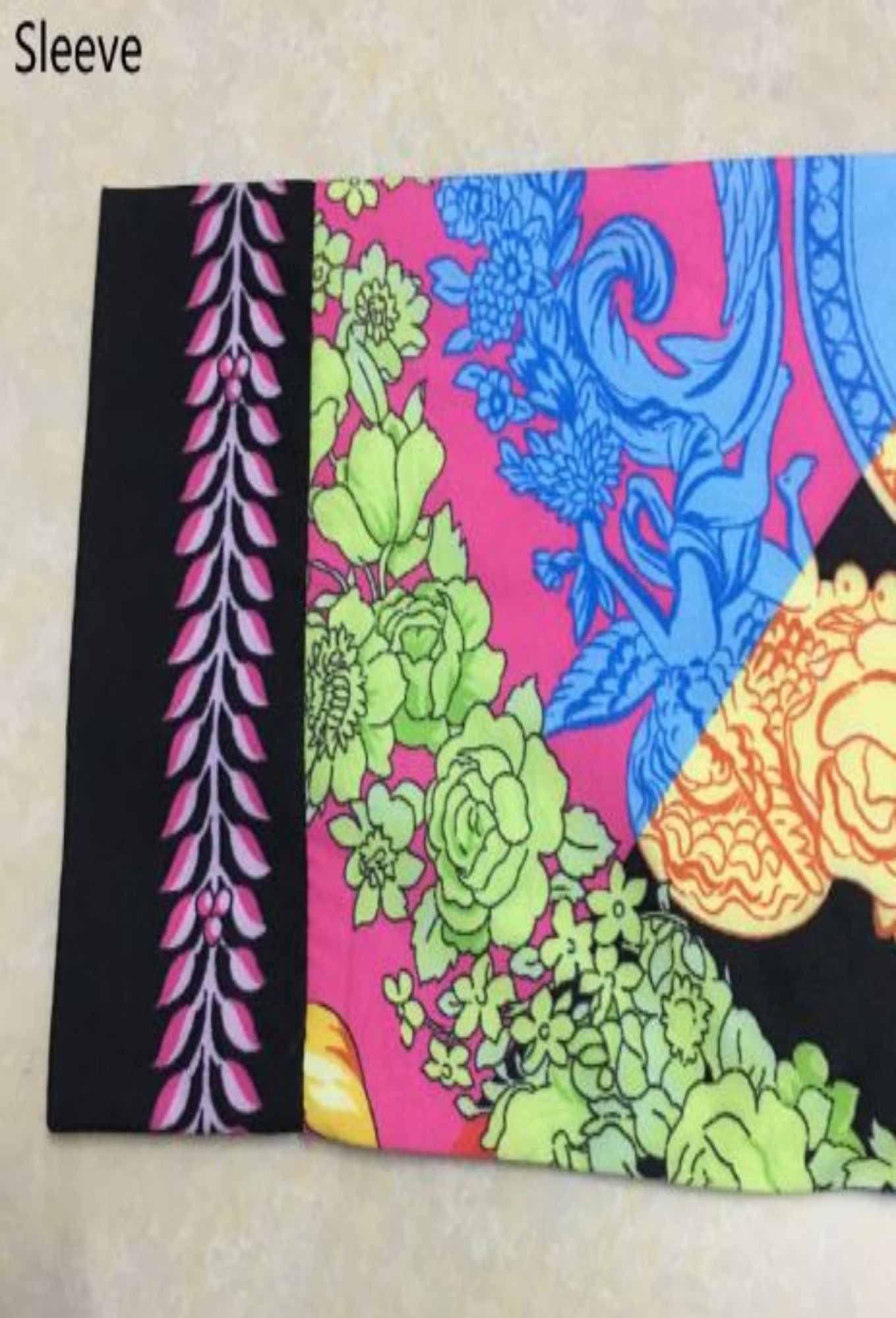 An Exciting Mix of Color Dress with full sleeves