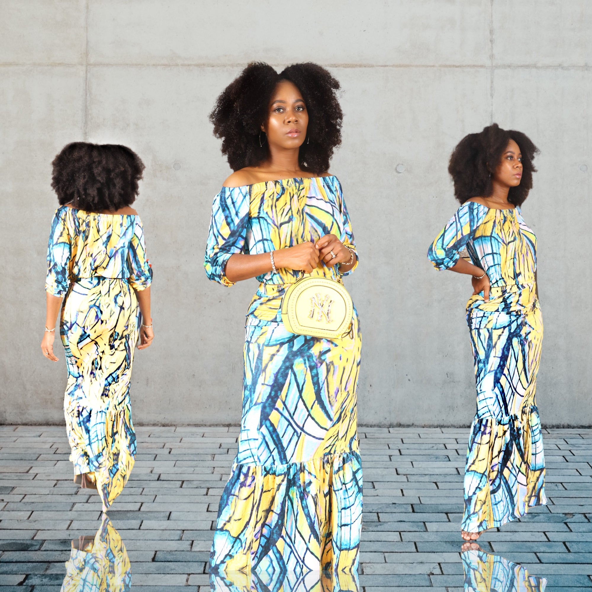 VlBRANT GODDESS FASHION DRESS MizNaturalist Collection