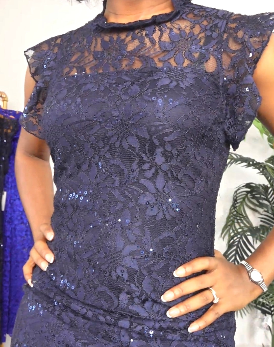 Guest Crew Neck Elegant Formal Dress for Party
