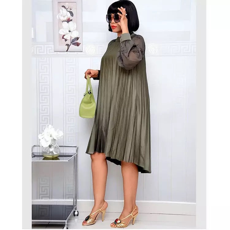 Best Quality Vintage Loose and Pretty Dress in Chiffon for Casual Events Perfect for Spring