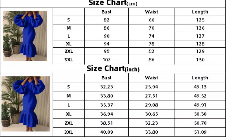 Trendy and Classy New Look Dress with Puffed Sleeves and V Neck All Occasions Mermaid Hem