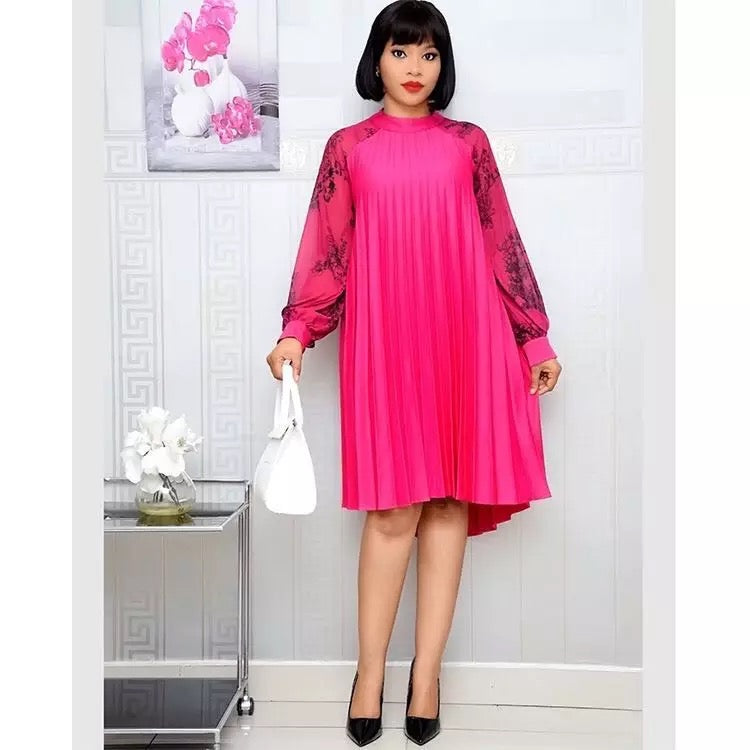 Best Quality Vintage Loose and Pretty Dress in Chiffon for Casual Events Perfect for Spring