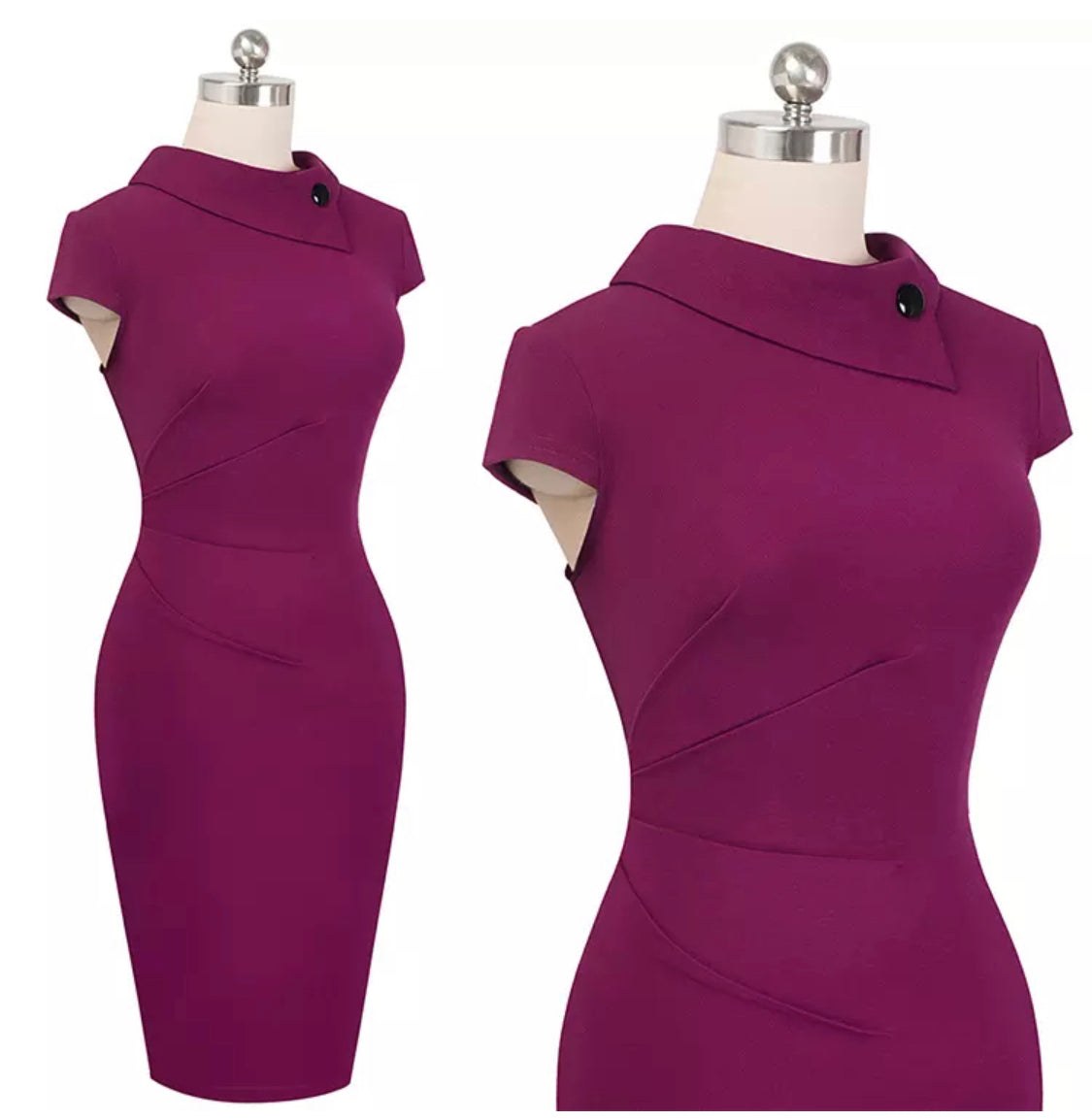 Sophisticated Slim Pencil Dress