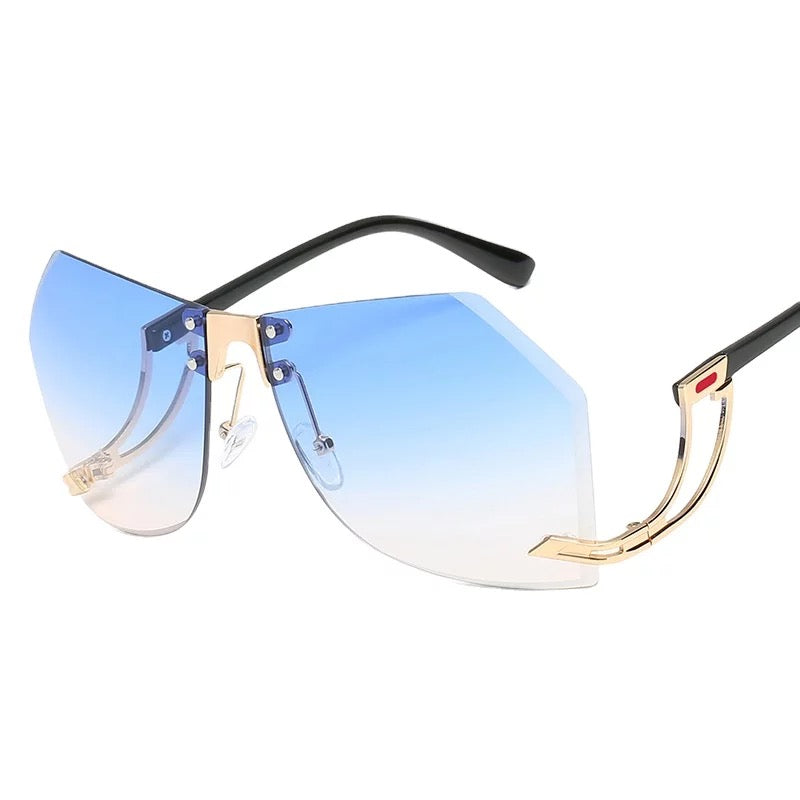 MizNaturalist Fashion Sunglass Classy Frame Gradient Sun Glasses Fashion Female Clear Shades